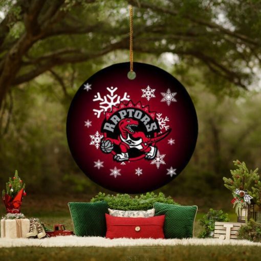 Toronto Raptors NBA Personalized 2023 Holiday Merry Christmas Decorations Ornament