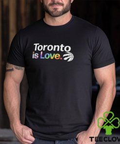 Toronto Raptors is love city pride team logo hoodie, sweater, longsleeve, shirt v-neck, t-shirt