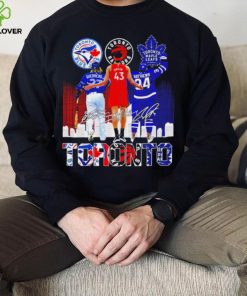 Toronto city Toronto Blue Jays Vladimir Guerrero Jr. Toronto Raptors Pascal Siakam Toronto Maple Leafs Auston Matthews signatures logo hoodie, sweater, longsleeve, shirt v-neck, t-shirt