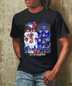 Toronto city of champions toronto maple leafs and Toronto Blue Jays team player hoodie, sweater, longsleeve, shirt v-neck, t-shirt