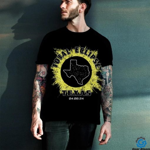 Total Solar Eclipse 2024, Texas Eclipse Clipart Shirt