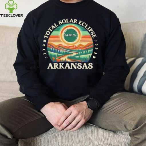 Total Solar Eclipse Arkansas 2024 retro hoodie, sweater, longsleeve, shirt v-neck, t-shirt