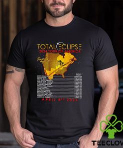 Total eclipse 2024 tour of America for one day only April 8th 2024 shirt