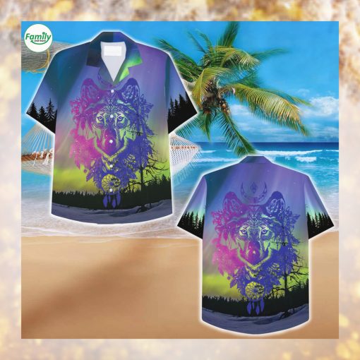 Totem De Lobo Hawaiian Shirt