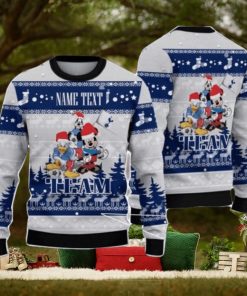 Tottenham Hotspur FC Disney Team Custom Name Ugly Christmas Sweater