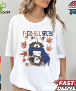 Tottenham Hotspur Raccoon Fan F er all Gunners In Fall Season T shirt