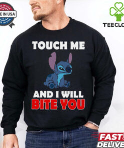 Touch Me And I Will Bite You Stitch T Shirt