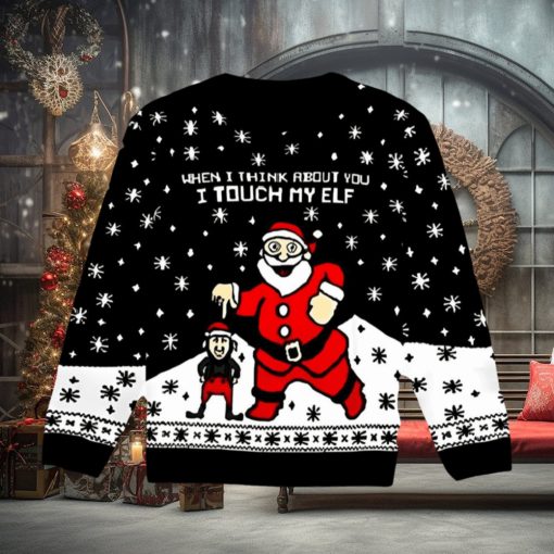 Touch My Elf Ugly Christmas Sweater