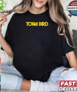 Towa Bird Wearing Towa Bird Rat Race Logo t shirt