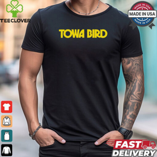 Towa Bird Wearing Towa Bird Rat Race Logo t shirt