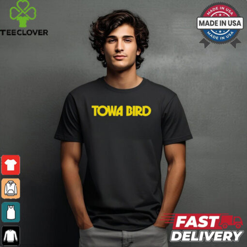 Towa Bird Wearing Towa Bird Rat Race Logo t shirt