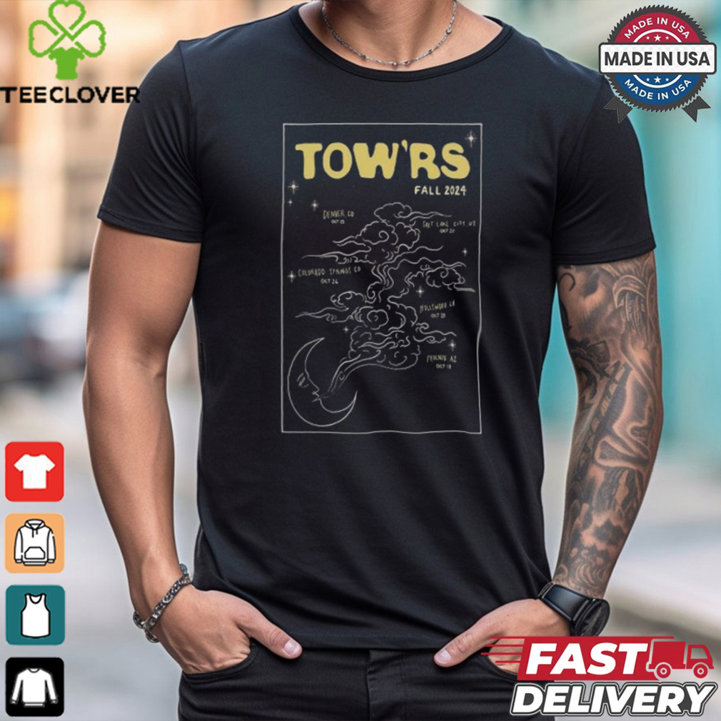 Tow’rs Fall Tour October 2024 Poster Shirt Tow’rs Fall Tour October 2024 Poster Shirt