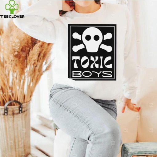 Toxic Boys Skull logo T shirt