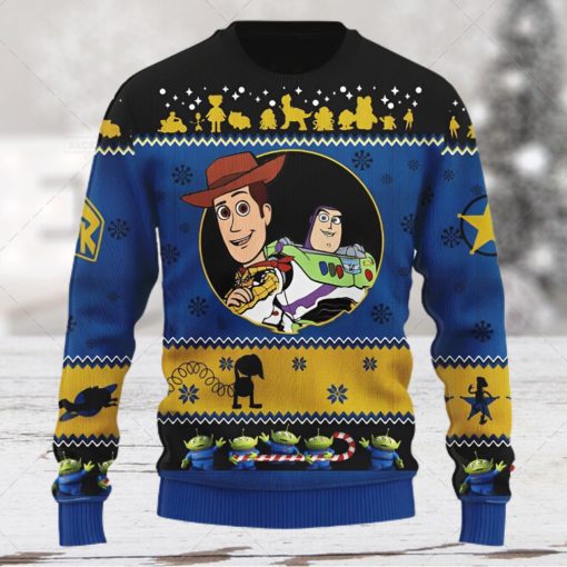 Toy Story Disney Fan Christmas Ugly Wool Knitted Sweater