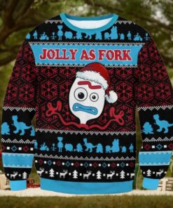 Toy Story Jolly As Fork Ugly Christmas Sweater