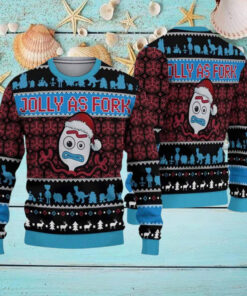 Toy Story Jolly As Fork Ugly Christmas Sweater