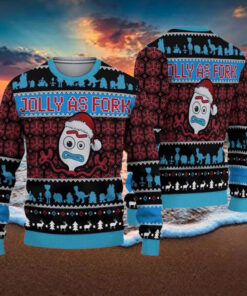 Toy Story Jolly As Fork Ugly Christmas Sweater