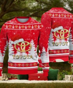 Toyota Logo Wearing Santa Hat Christmas Gift Ugly Christmas Sweater Christmas Gift Ideas