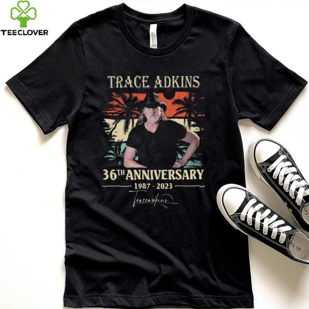 Trace Adkins 36th anniversary 1987 2023 signature vintage shirt Trace Adkins 36th anniversary 1987 2023 signature vintage shirt