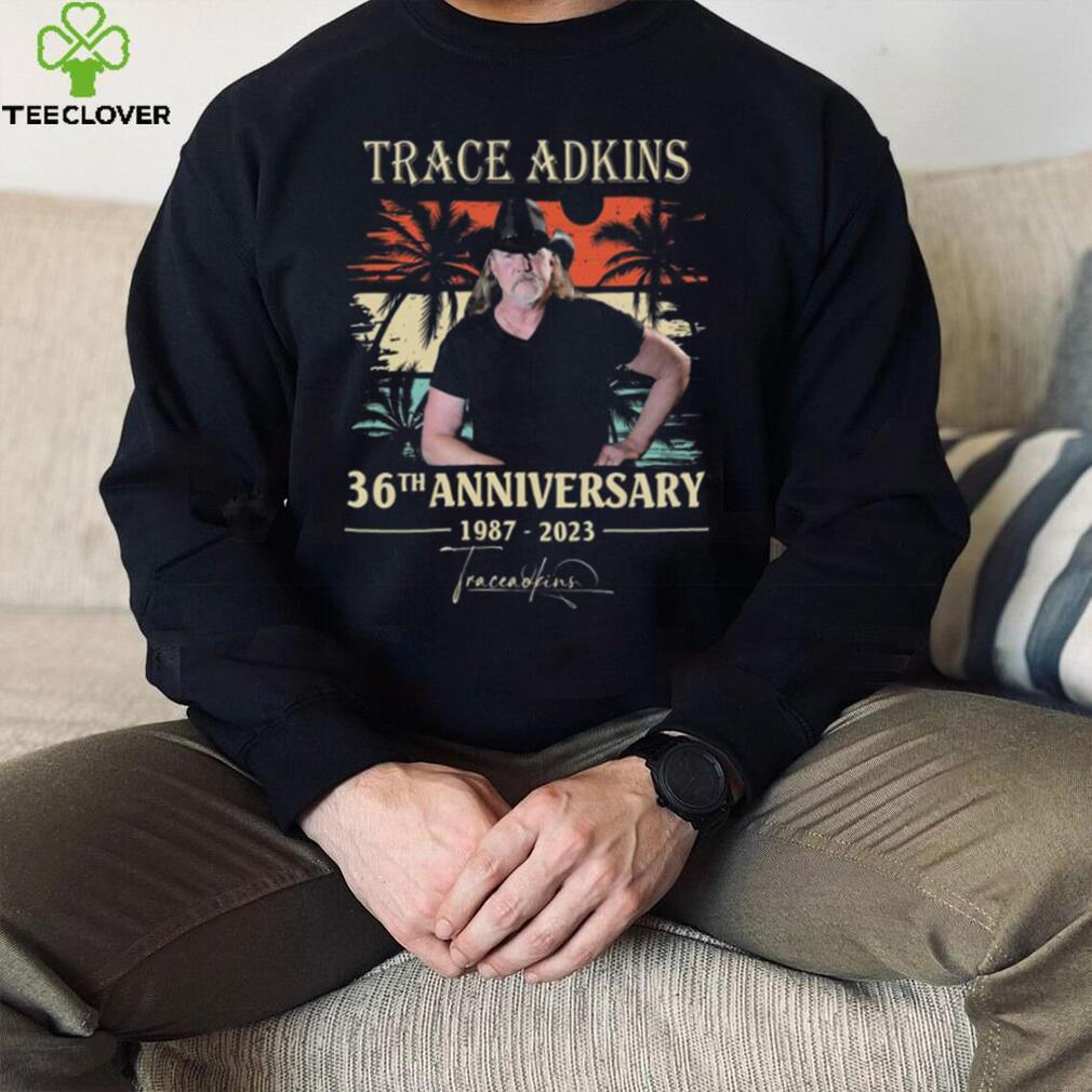 Trace Adkins 36th anniversary 1987 2023 signature vintage shirt Trace Adkins 36th anniversary 1987 2023 signature vintage shirt