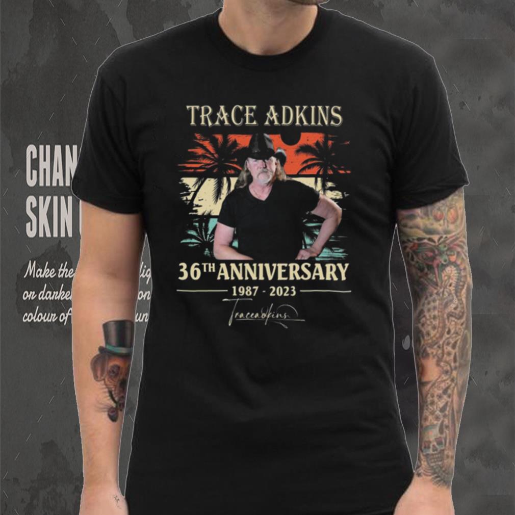 Trace Adkins 36th anniversary 1987 2023 signature vintage shirt Trace Adkins 36th anniversary 1987 2023 signature vintage shirt