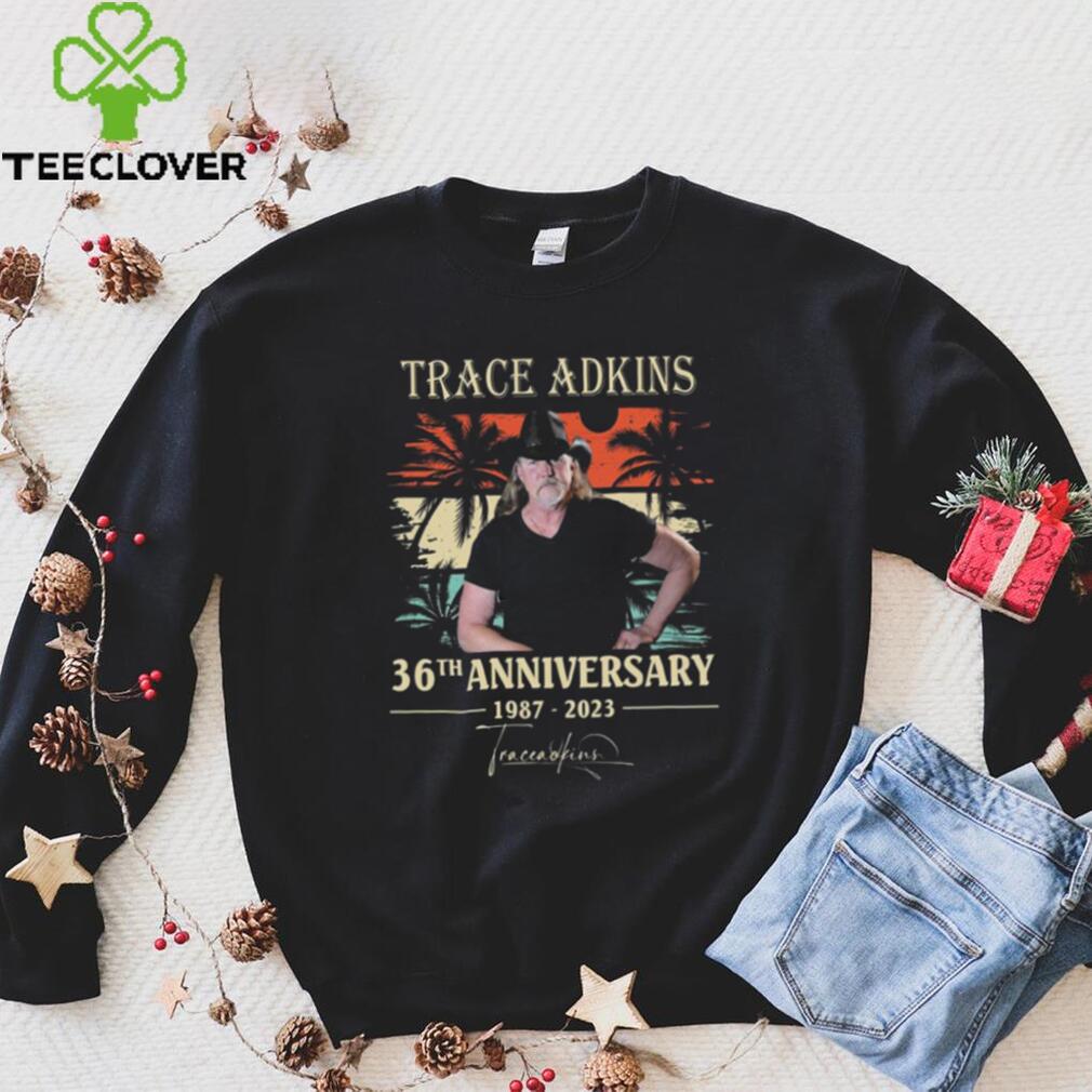 Trace Adkins 36th anniversary 1987 2023 signature vintage shirt Trace Adkins 36th anniversary 1987 2023 signature vintage shirt