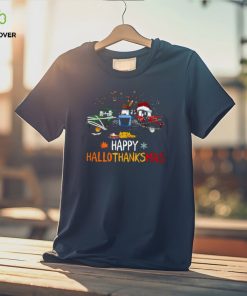 Tractor Halloween Happy HalloThanksMas Classic T Shirt