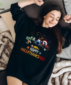 Tractor Halloween Happy HalloThanksMas Classic T Shirt