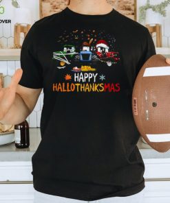 Tractor Halloween Happy HalloThanksMas Classic T Shirt