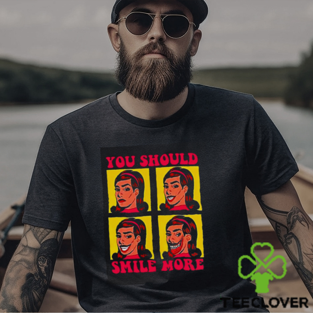 Tragic Girls Katie Mansfield you should smile more shirt Tragic Girls Katie Mansfield you should smile more shirt