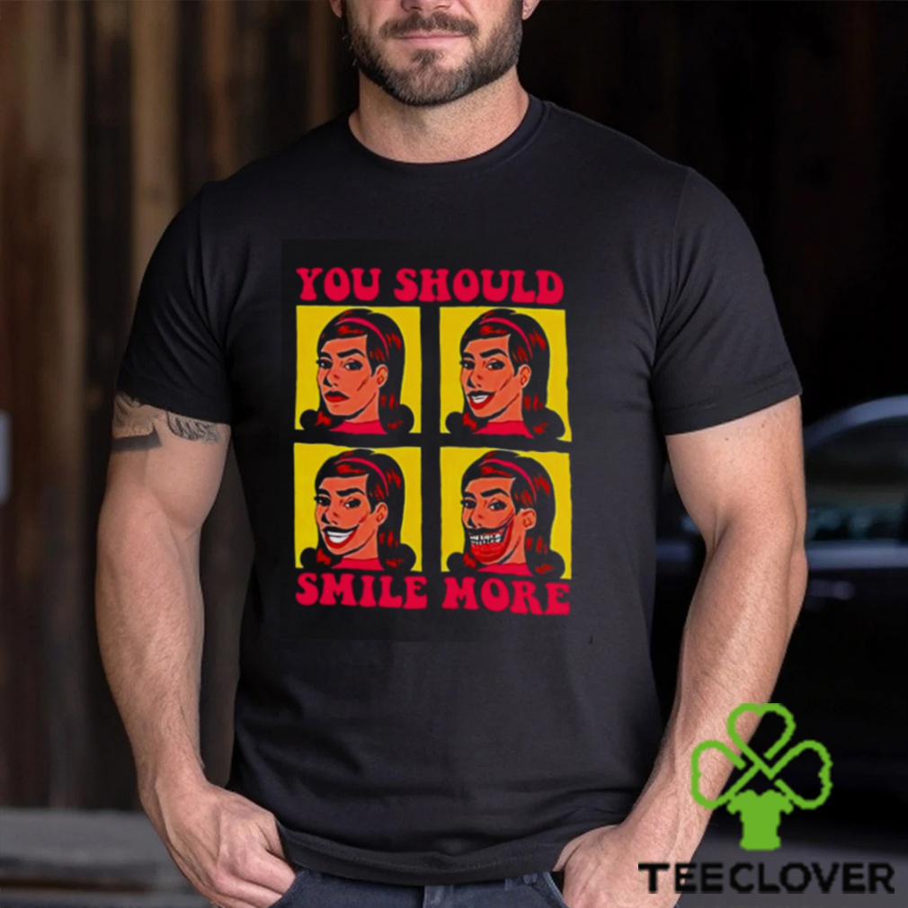 Tragic Girls Katie Mansfield you should smile more shirt Tragic Girls Katie Mansfield you should smile more shirt