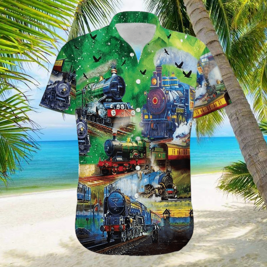 Train Life Is A Journey Enjoy The Ride Unisex Hawaiian Shirts Train Life Is A Journey Enjoy The Ride Unisex Hawaiian Shirts