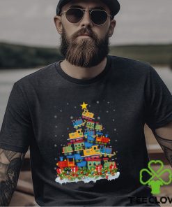 Train Lover Xmas Tree Santa Christmas Train T Shirt