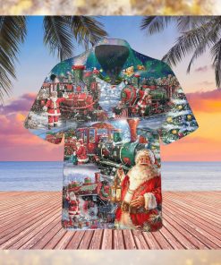 Train To Christmas Hawaiian Shirt