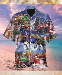 Train To Christmas Hawaiian Shirts