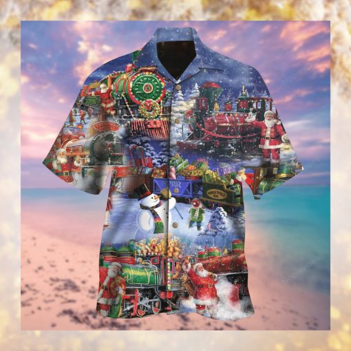 Train To Christmas Hawaiian Shirts