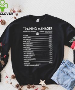 Training manager training manager factors shirt