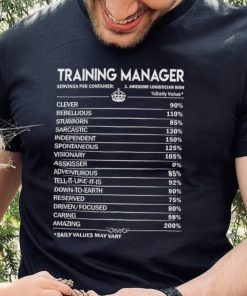 Training manager training manager factors hoodie, sweater, longsleeve, shirt v-neck, t-shirt