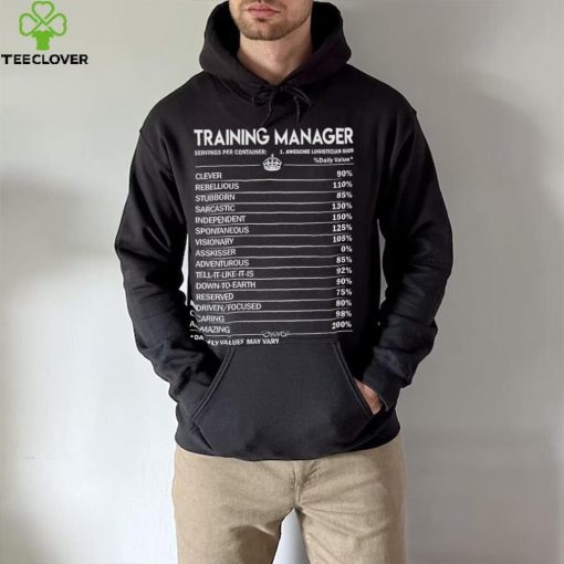 Training manager training manager factors hoodie, sweater, longsleeve, shirt v-neck, t-shirt