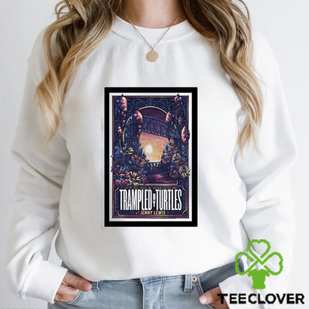 Trampled By Turtles With Special Guest Jenny Lewis July 08 2023 Poster shirt Trampled By Turtles With Special Guest Jenny Lewis July 08 2023 Poster shirt