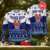 Panther City Lacrosse Club Special Design Merry Matchup Light Up Ugly Christmas Sweater