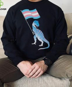 Trans dinosaur pride flag lgbt gay lesbian 2023 hoodie, sweater, longsleeve, shirt v-neck, t-shirt