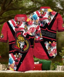 Travel Style Ottawa Senators NHL Hawaiian Aloha Shirt