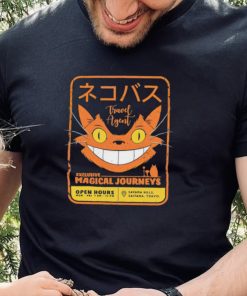 Travel agent for exclusive magical journeys Nekobasu aka Catbus from My Neighbor Totoro shirt