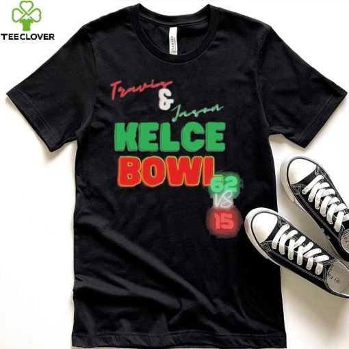 Travis And Jason Kelce Bowl 62 Vs 15 Shirt