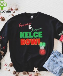 Travis And Jason Kelce Bowl 62 Vs 15 Shirt