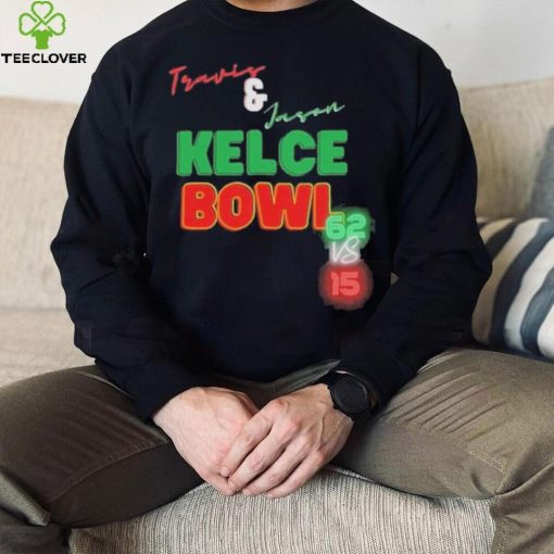 Travis And Jason Kelce Bowl 62 Vs 15 Shirt