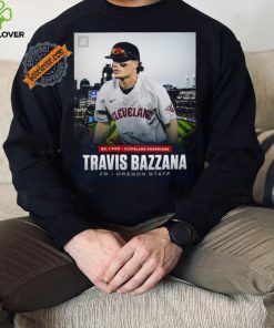 Travis Bazzana Cleveland Guardians No. 1 Pick 2 B Oregon State shirt