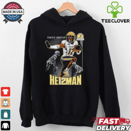 Travis Hunter Heisman Winner Colorado Buffaloes cartoon shirt