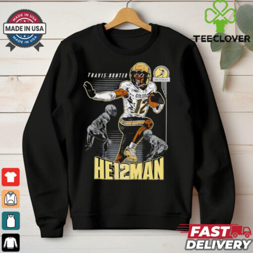 Travis Hunter Heisman Winner Colorado Buffaloes cartoon shirt